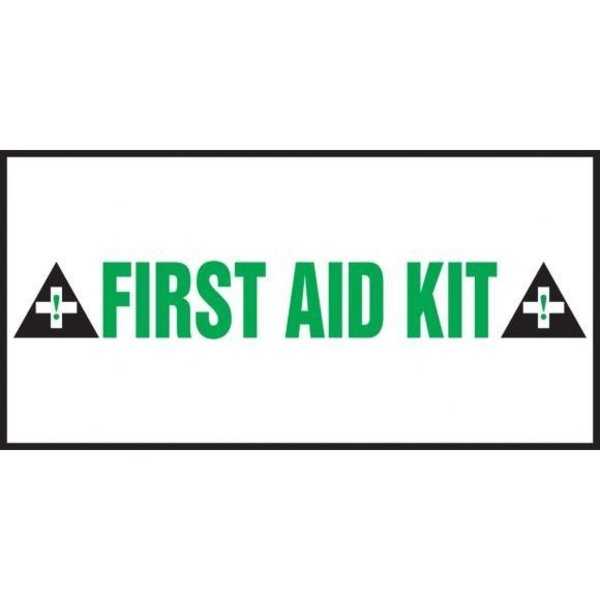 Accuform SAFETY LABEL FIRST AID KIT 3 X 7 LFSD522VSP LFSD522VSP